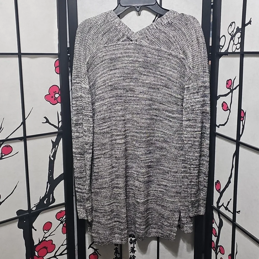 Talbots Grey Open-Front Knit Cardigan Size P Petite New